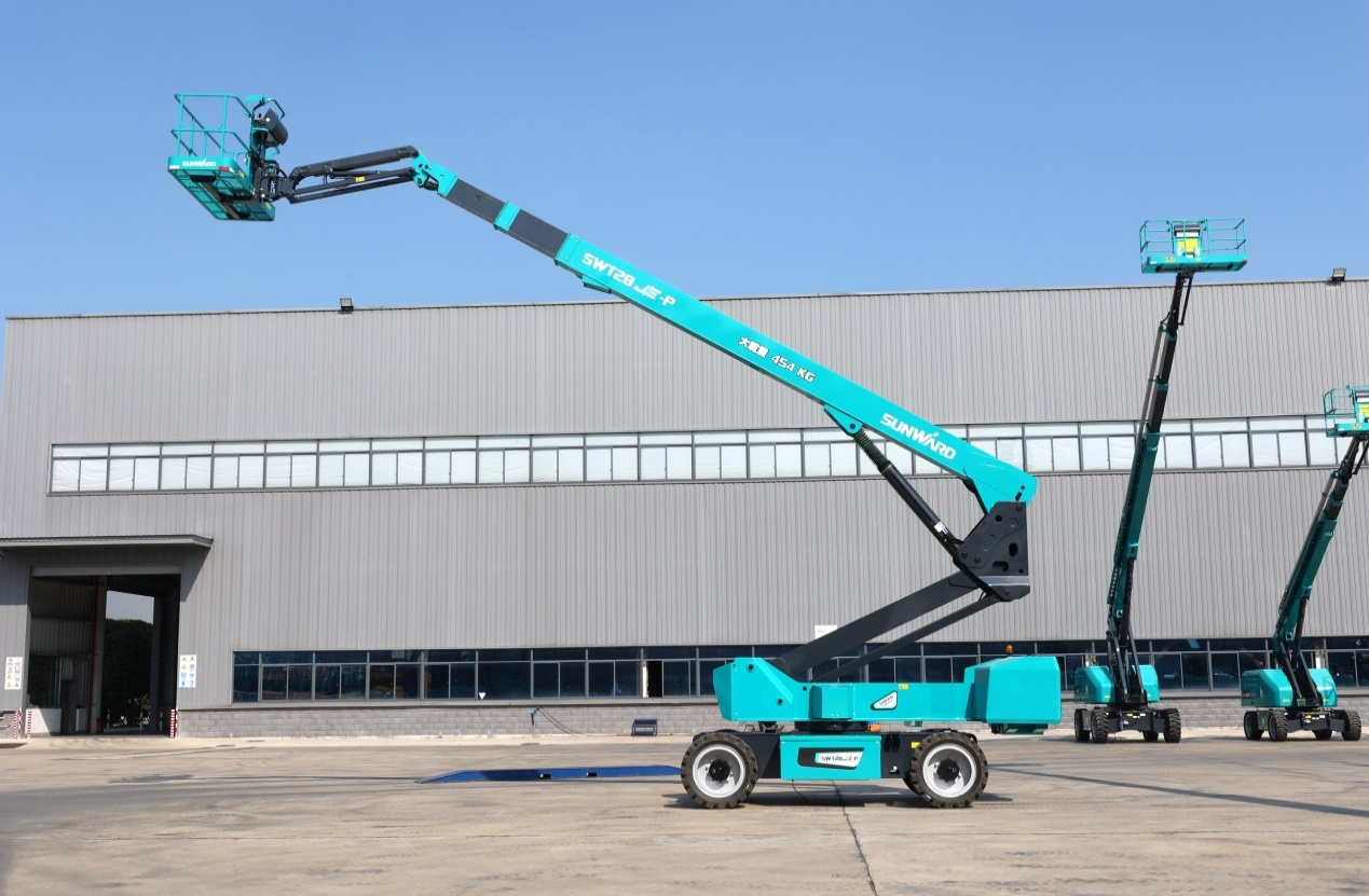 高可靠、高安全、高性能！热博rb88体育官网新一代P系列电动臂式高空作业平台成功下线
