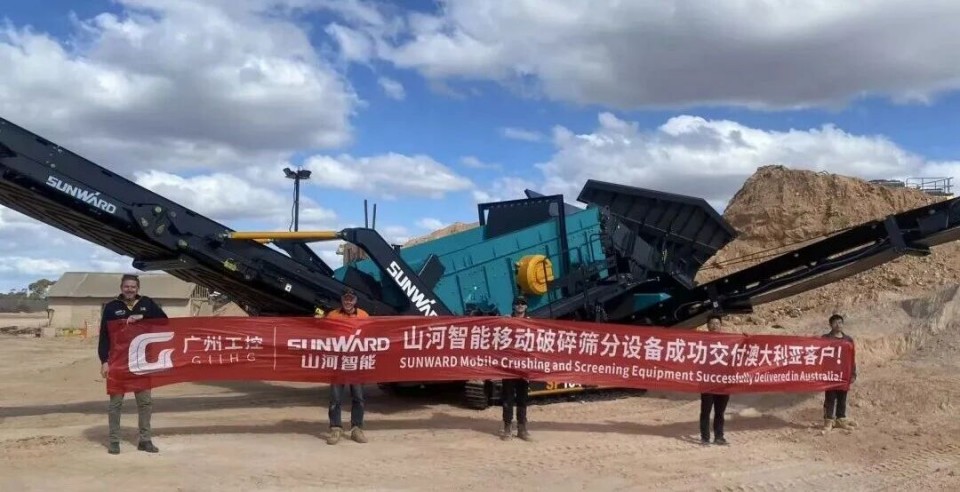 高效环保深受认可！热博rb88体育官网破碎筛分设备首进澳洲市场